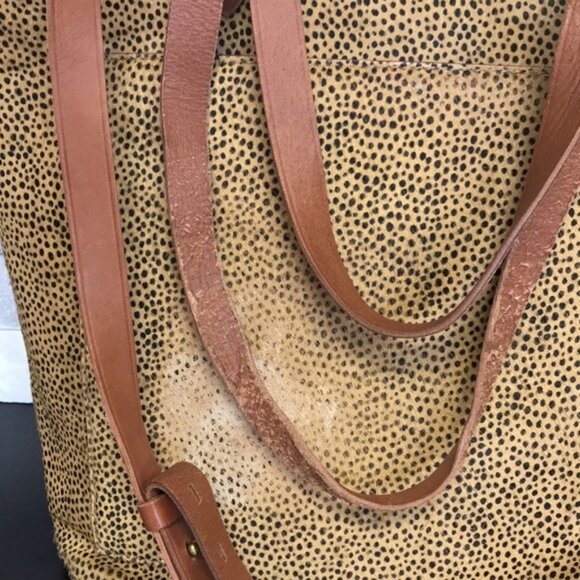 MADEWELL Genuine Calf Hair Med.Transport Tote(4) - Picture 5 of 11